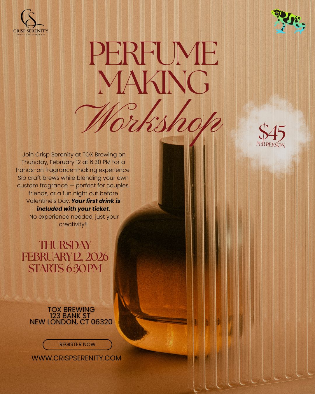 Perfume Making Workshop at TOX (02/12)