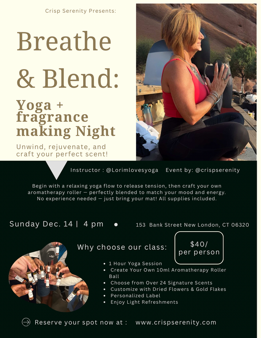 Yoga & Fragrance Making Night (12/14)