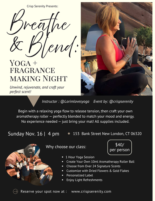 Yoga & Fragrance Making Night (11/16)