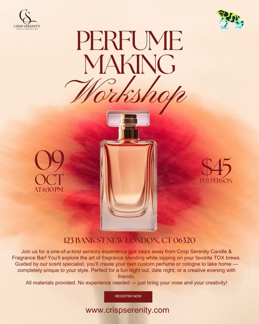 Fragrance Making Workshop at TOX Brewing (10/09)
